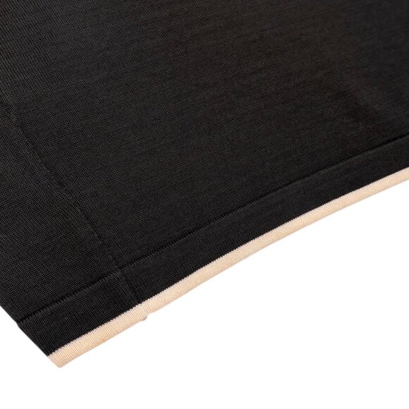 CHANEL Vintage 96C CC Mark Long One-piece Dress #40 Black [106478] - Picture 8 of 14